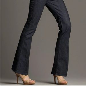7 for All Mankind Jeans, Bell Bottom Jeans, Dark Rinse, Size 28